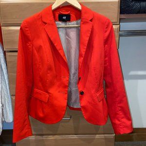 H&M bright red blazer
